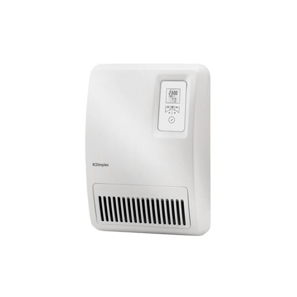 2000W bathroom fan with electronic thermostat and weekly programming IP24