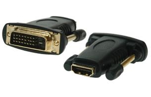 Adapter - female HDMI-A socketMale DVI (24 + 1) plug