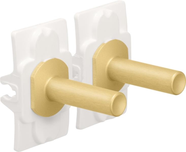 Niko toggle set for dual switch functions, Aluminum Gold