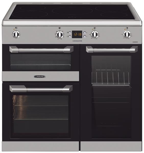 Cuisinière à induction Cuisinemaster Inox - 90cm - 5 induction - 3 four s