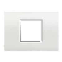 LivingLight - cover plate 2 modules White