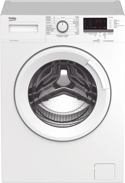 Wasmachine 1400 t / min. 7kg - D 55cm 15 progr