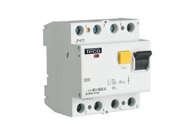 Residual current circuit breaker 4 poles 80A 100mA type A breaking capacity 10kA