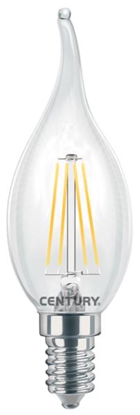 Led filament lamp windstoot - 4W - E14 - 2700K - 470lm - IP20