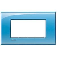 LivingLight - plaque rectangulaire 4 modules Bleu