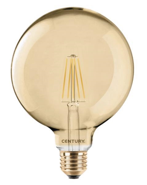 Led filament lamp Gold bowl - 12W - E27 - 2200K - dimmable - IP20