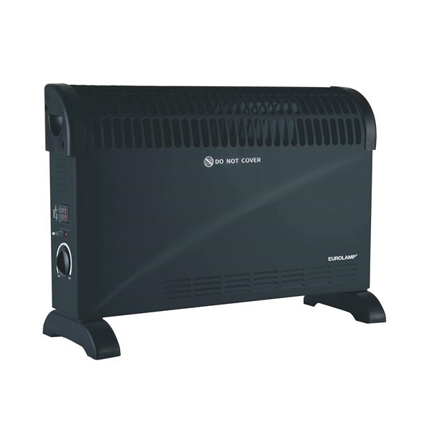 Heater convector Black with turbo 2000W