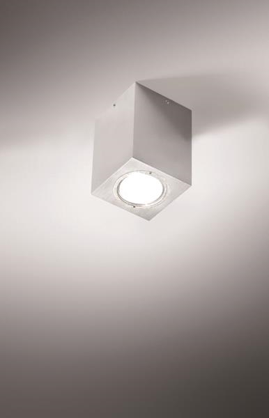 Cube TR Gu10 / Led - 230V - Noir anodisé