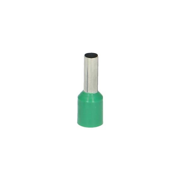 Insulated cable end terminal max. section 6mm², Copper sleeve length: 12mm, pack 100 pieces