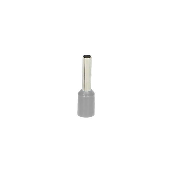 Geïsoleerde kabeleindklem sectie max. 2.5mm², Koperen huls lengte: 8mm, 25 stuks