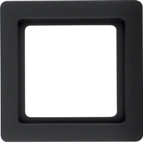 Plaque de recouvrement 1 poste Berker Q.1 Anthracite, Velours