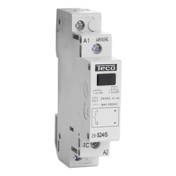 Impulse relay 24Vac 16A 1NO