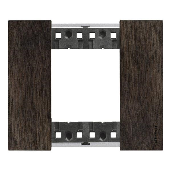 LNow - cover plate 2 modules Walnut