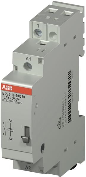 Latching relay E290 series 1NO, 16A, 230Vac / 110dc