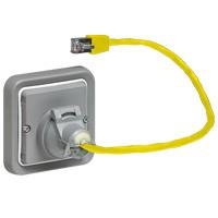 Plexo adaptateur Mosaic RJ45 composable