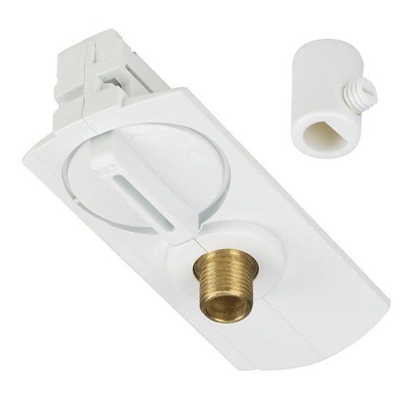 Adaptateur 1 allumage pour suspensions, Blanc, passe - fil inclus