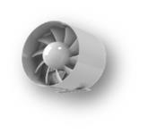 Duct fan diameter 150mm standard 20W 257m³ / h