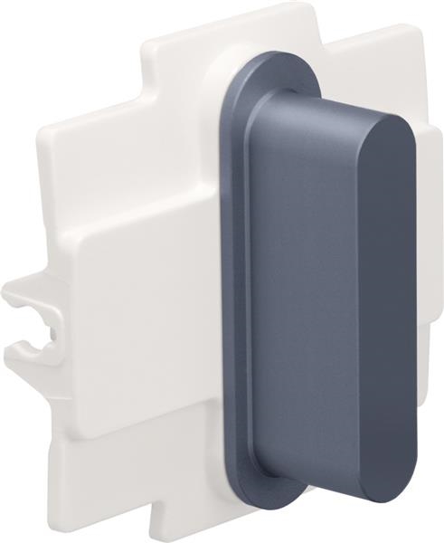 Niko rocker for simple switch functions, Aluminum Blue Grey