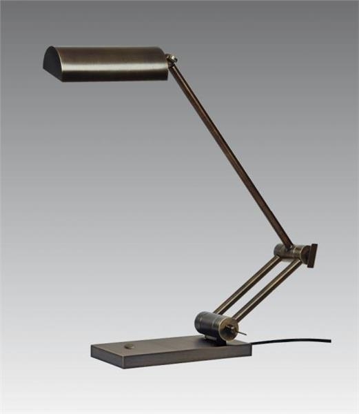 Lampe de bureau en Bronze griffé