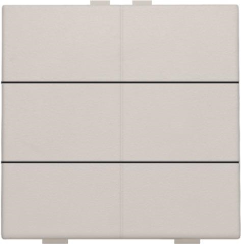 Bouton - poussoir sextuple pour Niko Home control Light Grey