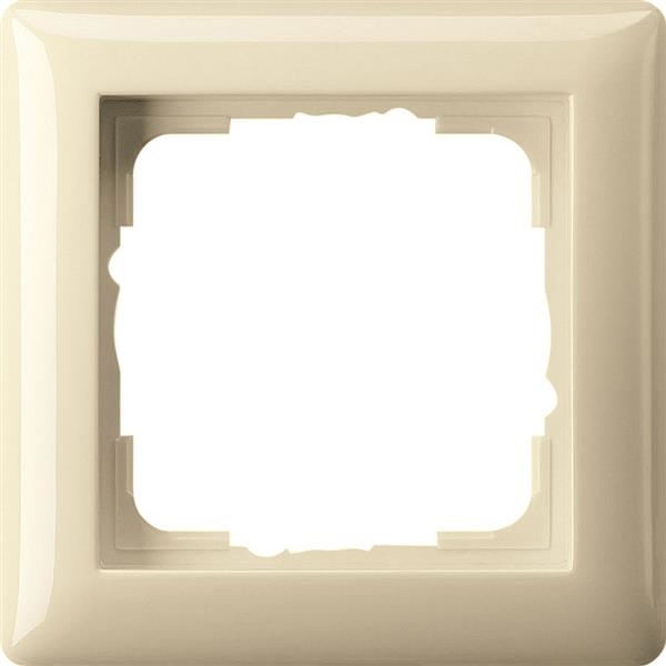 Cover frame 1 gang standard 55 cream White