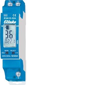 Energieverbruikmeter tot 32A met Lcd - display