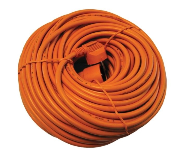 Extension cable 25m Orange - French plug