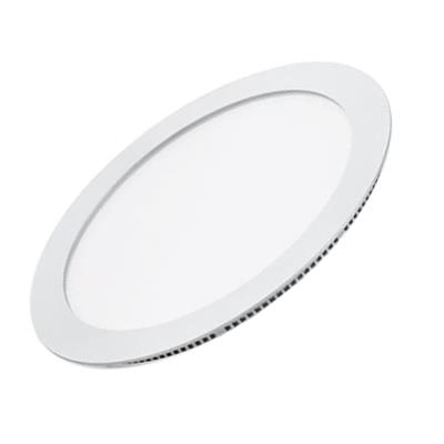 Fin downlighter Led rond encastré diamètre 300mm 24W 6000K Blanc