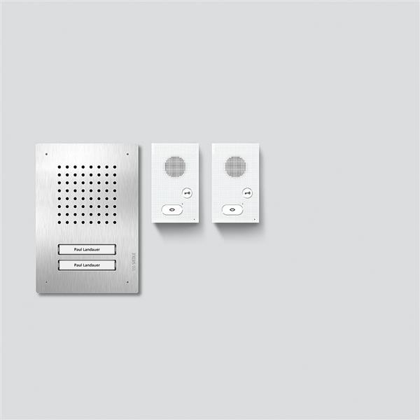 Audio - set Siedle Classic Edelstaal / Wit