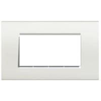 LivingLight - cover plate 4 modules White