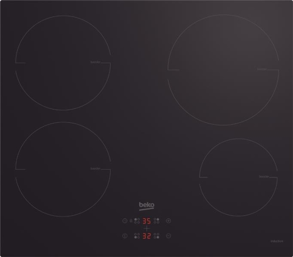 Inductie kookplaat 60cm 4 inductie zones timer & booster