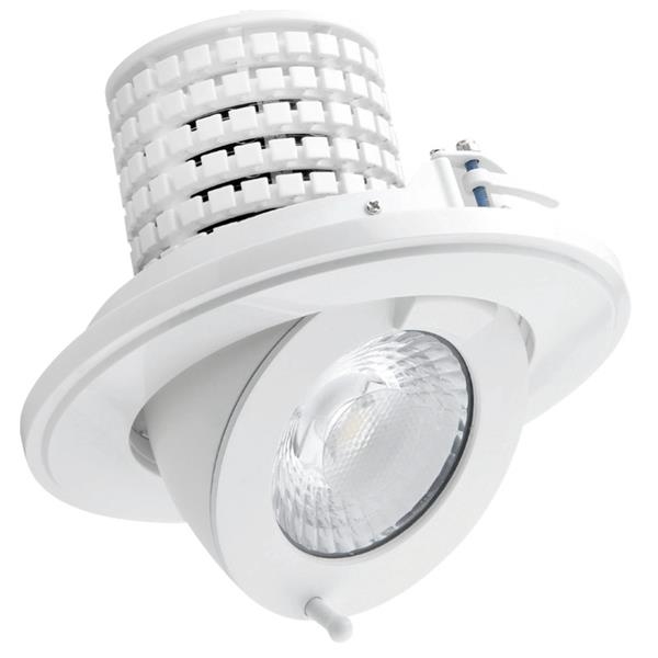 Led lamp Shop 95 recessed adjustable diameter 158mm - 36W - 3000K - 3020lm - dimmable - IP20