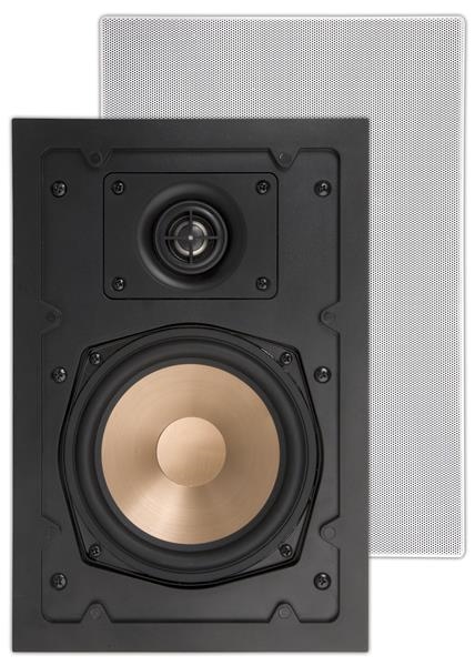 HprE650, happi, 2 - way inwall loudspeaker, rectangular, 20 - 120W, White (2 pieces)