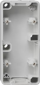 LHS 2 gang vertical WP surface-mounted Grey