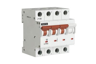 Circuit breaker 3 poles + N 16A 6kA curve C