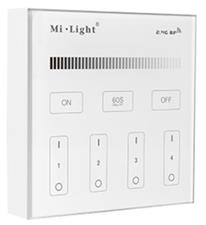 4 - zone brightness dimming smart panel remote