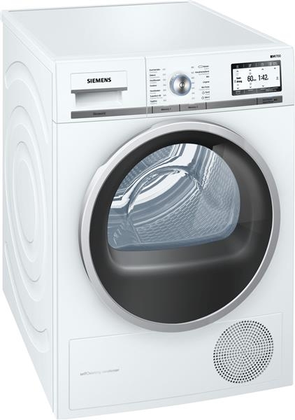 Sèche - linge condensation d'air 8kg, pompe à chaleur, display TFT Blanc A+++