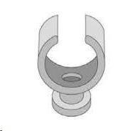 Single clamp Grey 18 - 20mm n° 370147