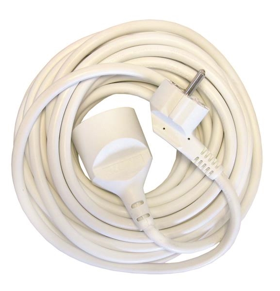 Extension cable 10m White - French plug