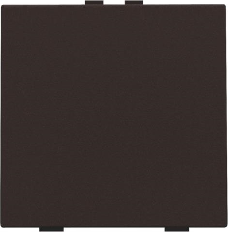 Bouton - poussoir simple pour Niko Home control dark Brown