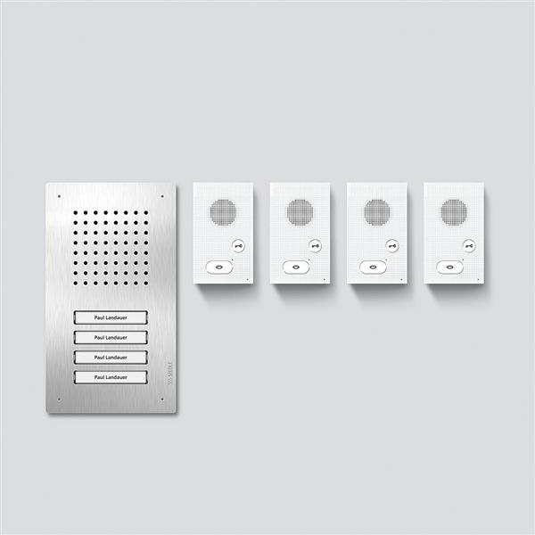 Audio - set Siedle Classic Edelstaal / Wit