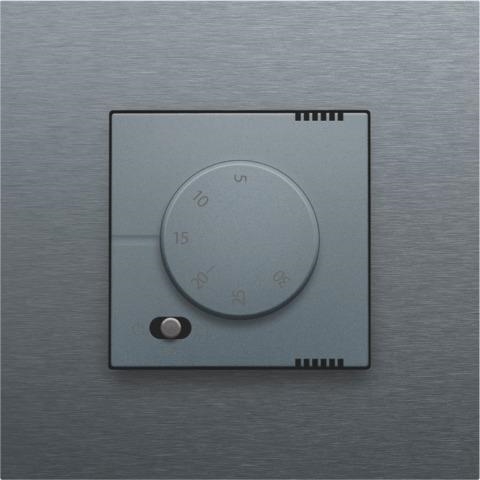 Electronic thermostat, Alu Grey coated