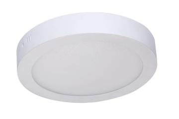 Fin downlighter apparent 18W Chromé diamètre 240mm driver non dimmable inclus 4000K NW