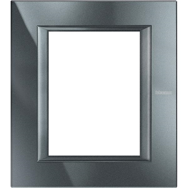 Axolute plaque 3 + 3 modules Anthracite