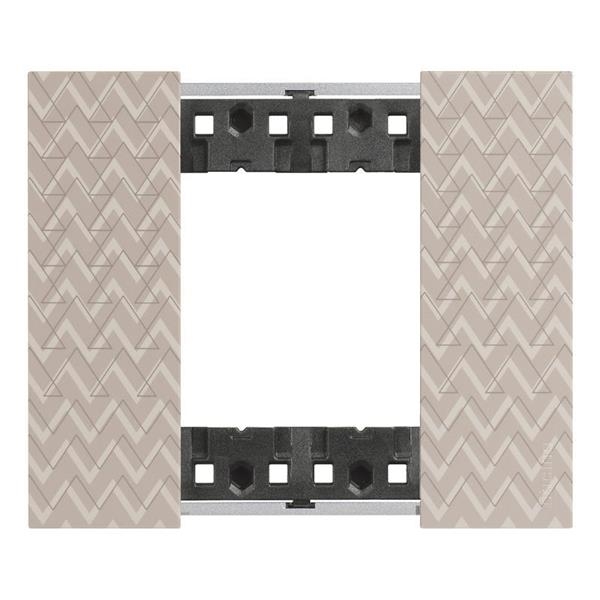 LNow - cover plate 2 modules optic