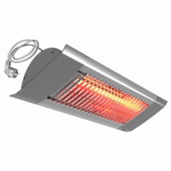 Halogen radiant patio heater 2000W Grey oriented diffusion