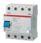 F200 4-pole differential circuit breaker, 80A, 300mA