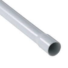 Flared rigid metric tube 20mm Lsoh Ral 7035