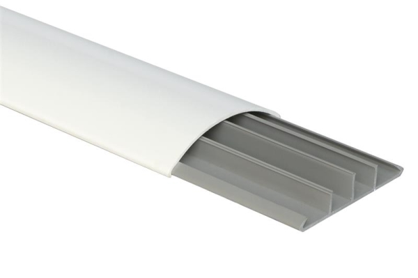 Floor trunking White (2m) 75 x 16mm