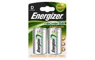 Herlaadbatterij Ni-Mh - D / LR20 - 2500mAh - Energizer